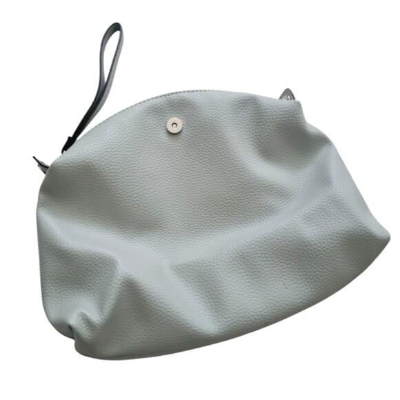 🛍 Steve Madden Gray Tote Bag with Floral Scarf Seasonal bag - Picture 2 of 11